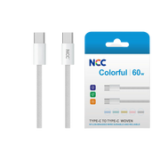 Câble Type-C vers Type-C (tissé 60 W) 1M