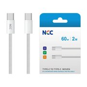 Câble Type-C vers Type-C (tissé 60 W) 2M