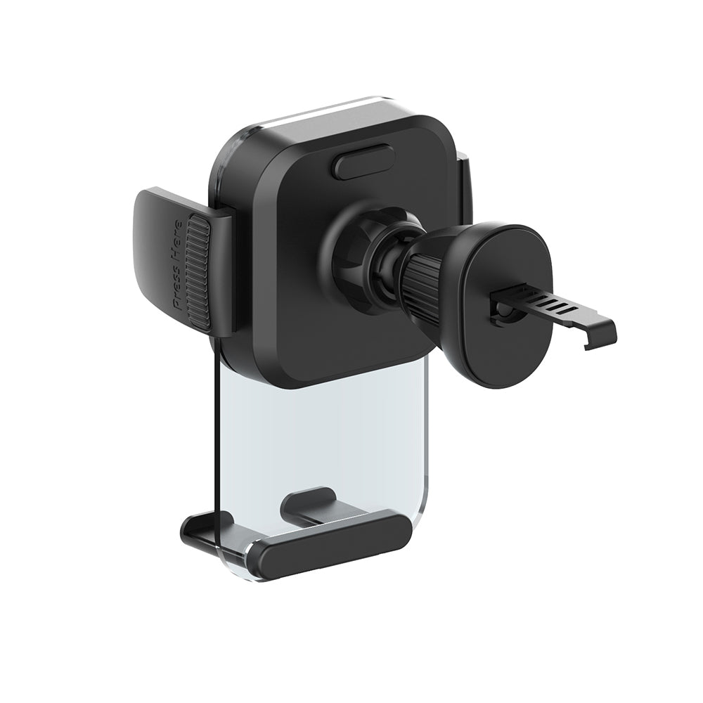 Support de voiture transparent à crochet Noir