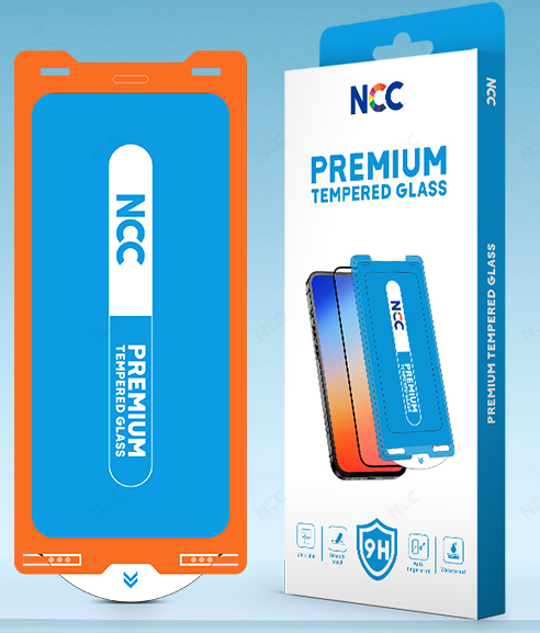 Verre trempé 3D transparent + support de pose