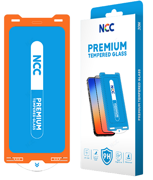 Verre trempé 3D transparent + support de pose